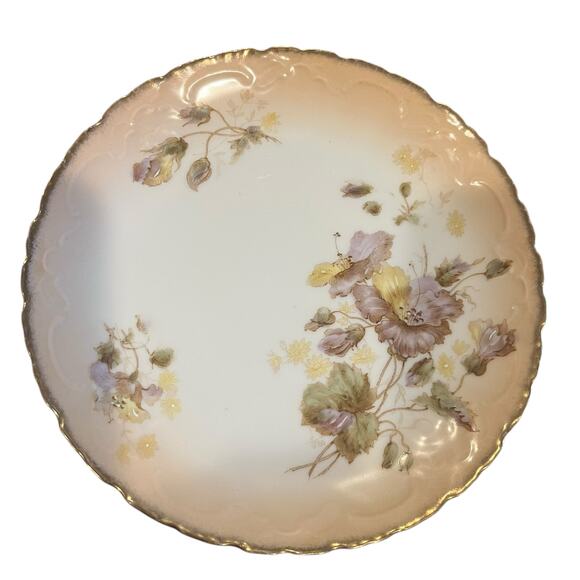 Dessert Plates Gilded Porcelain - Picture 2 of 6